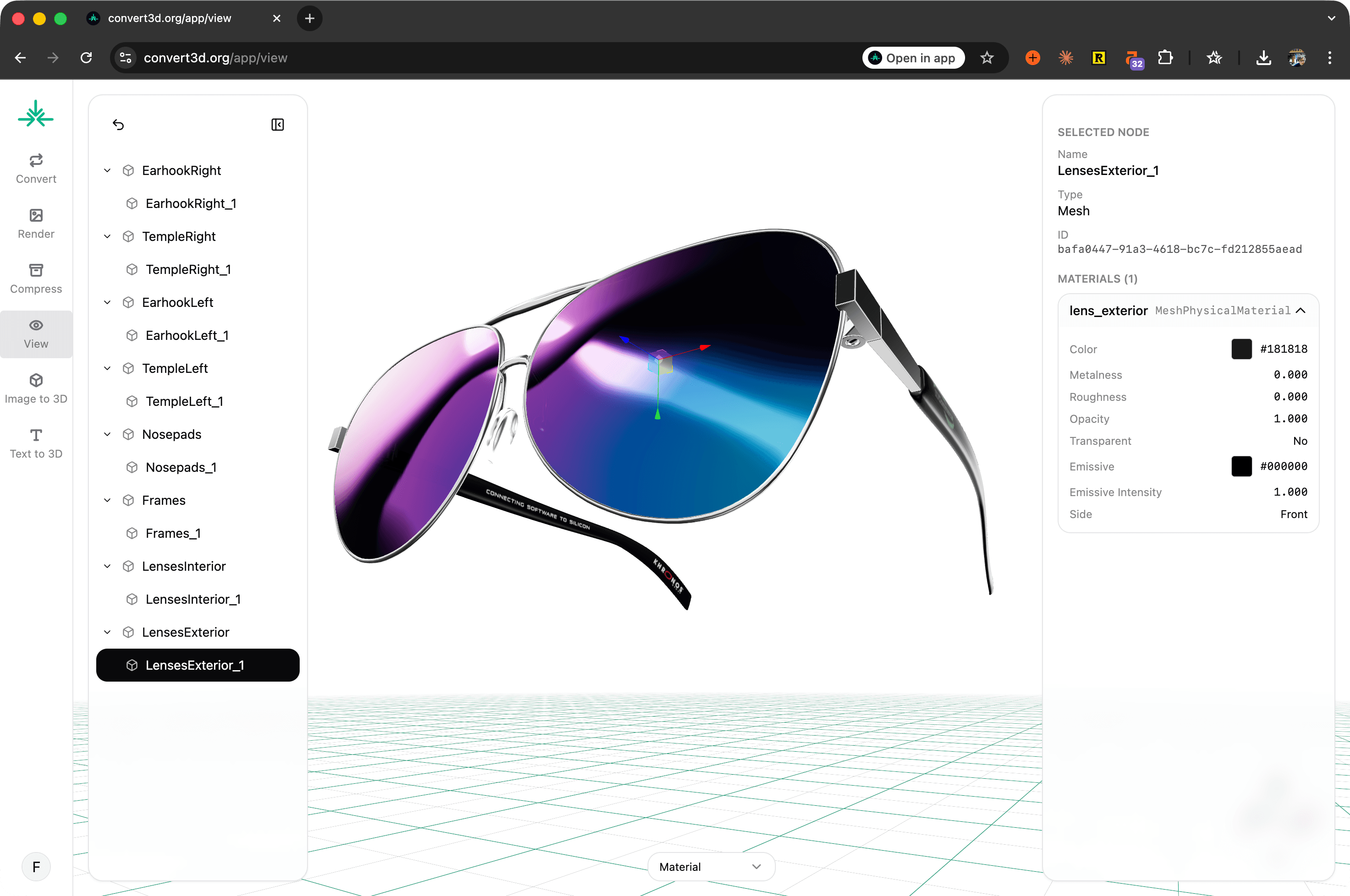 3D Viewer Interface
