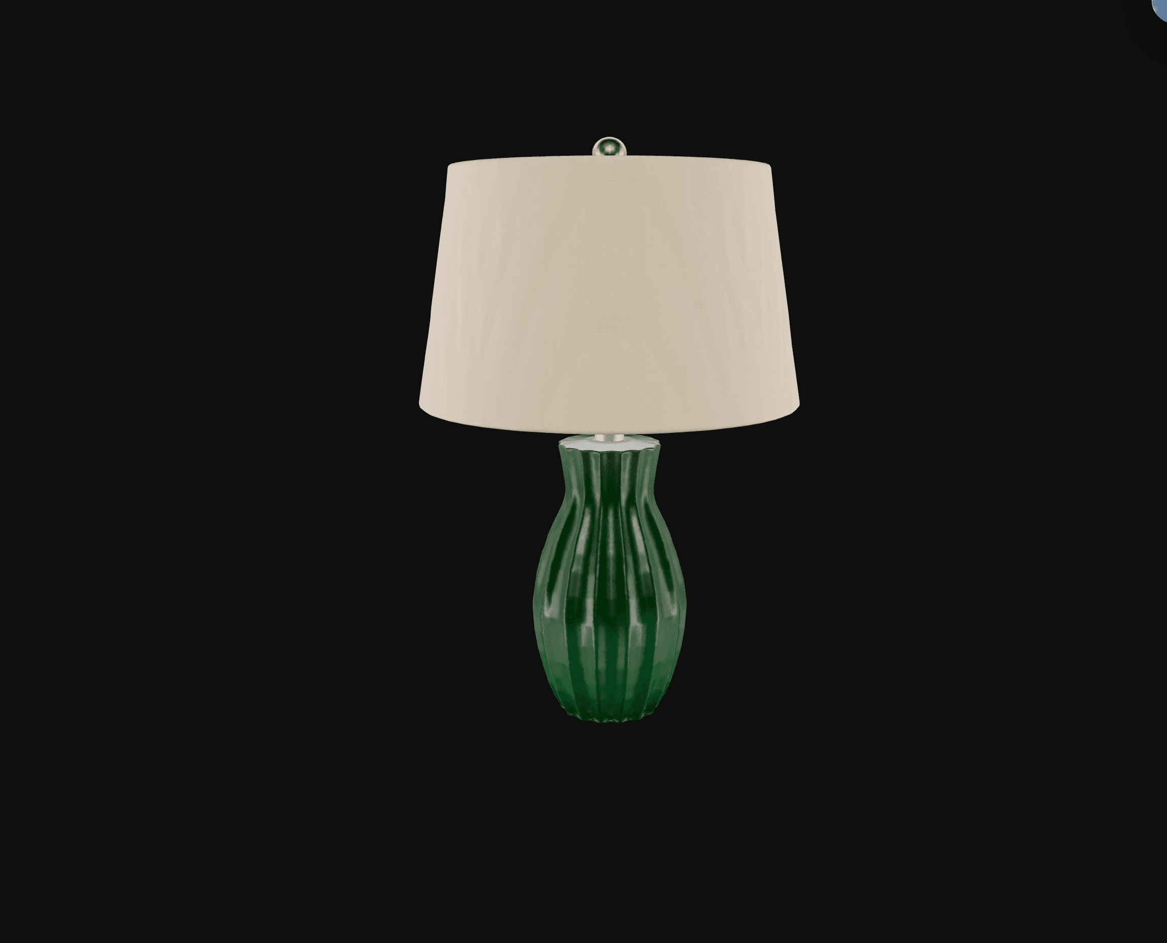 AI-generated 3D lamp model